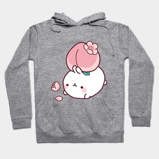 peachy bunny Hoodie